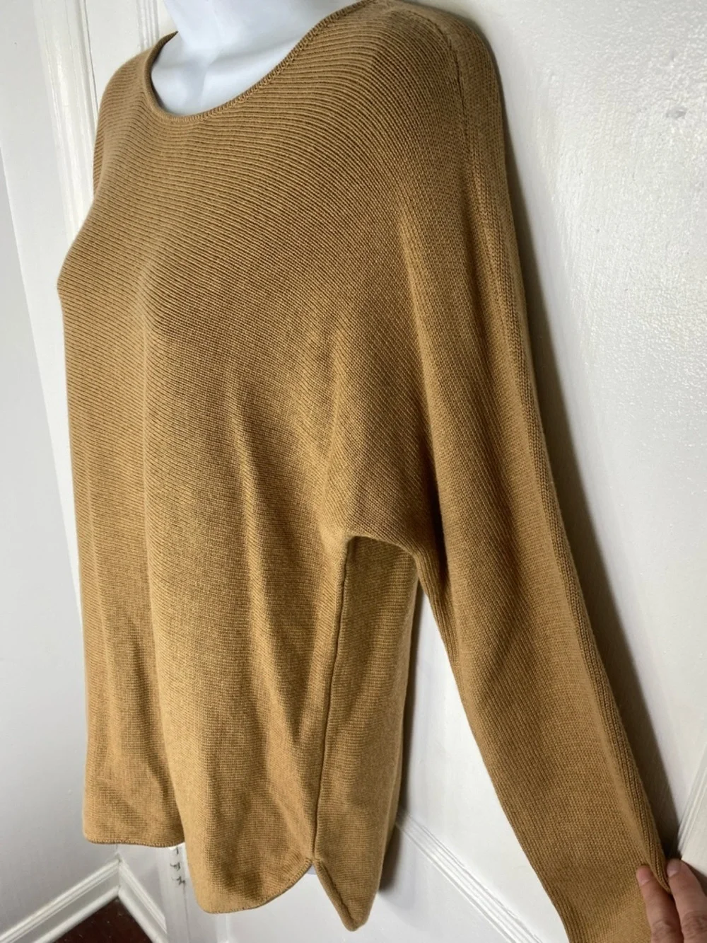 Michael Kors NWT Dark Camel Brown Knit Sweater